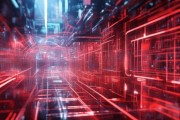 红色未来科技动态壁纸4k超清，科技感与视觉融合，为数字世界注入未来力量