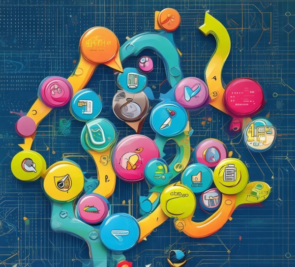 五年级信息科技动态流程图，可视化思维与逻辑构建的启蒙之旅