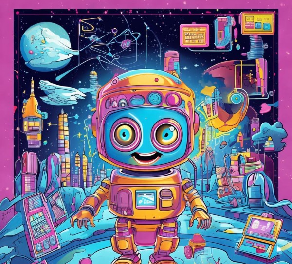 科技动态素材一年级图片，点亮科学启蒙的趣味视觉窗口