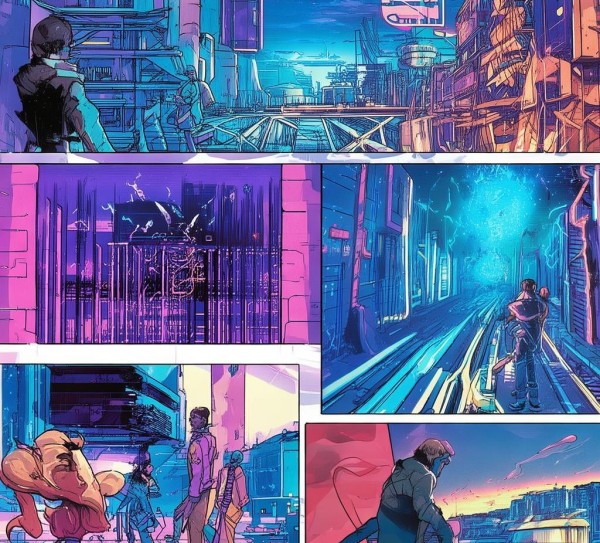 未来科技动态漫画作品简介，探索科技与艺术的融合新境界