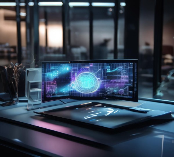 高级感科技动态，办公桌面摆件的现代审美与智能革新