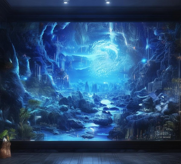 阿凡达式梦幻场景,高科技动态墙纸让墙面活起来,从科幻电影到现实家居的沉浸式视觉革新 阿凡达式梦幻场景,高科技动态墙纸让墙面活起来,从科幻电影到现实家居的沉浸式视觉革新